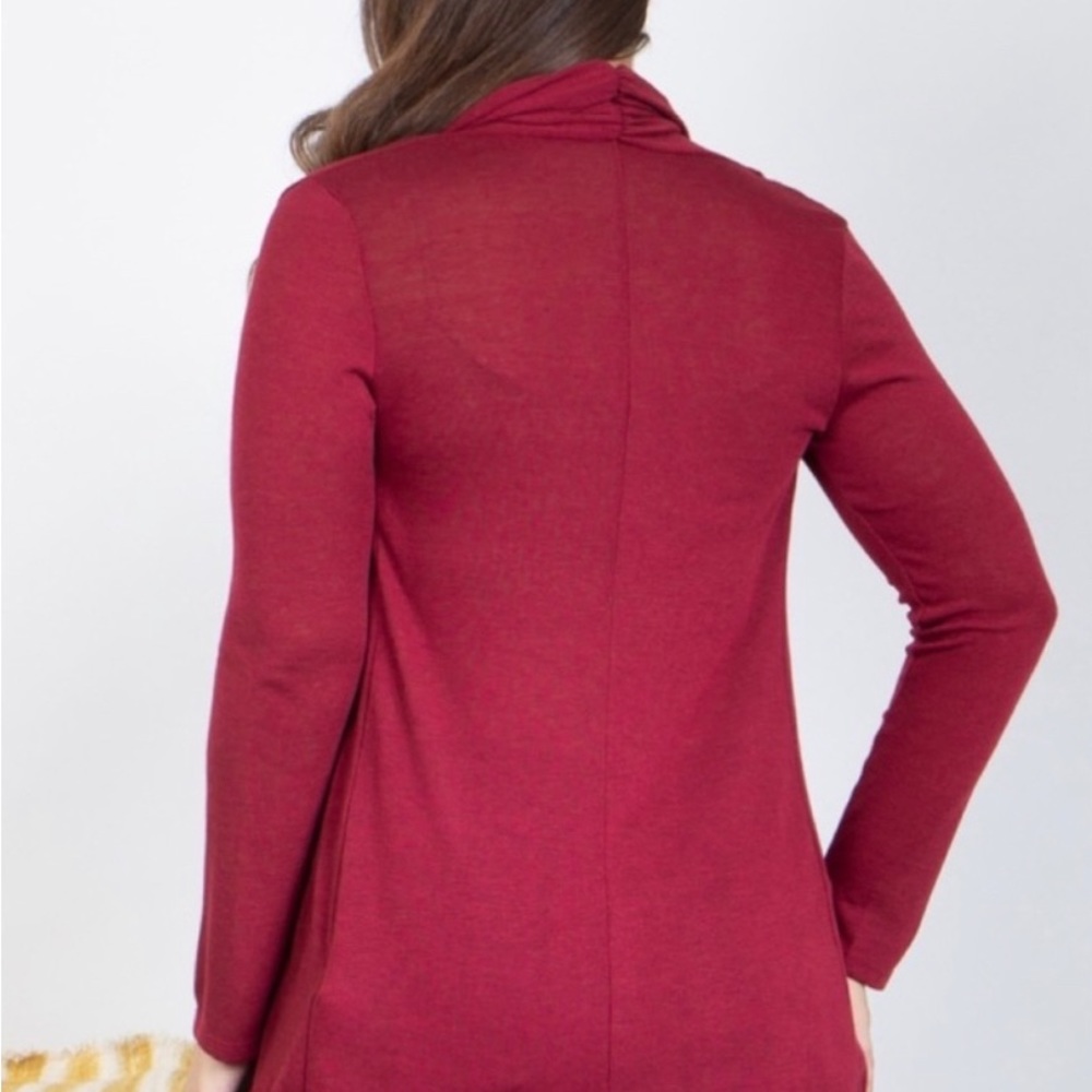 Plus Red Cardigan - Picture 3 of 4